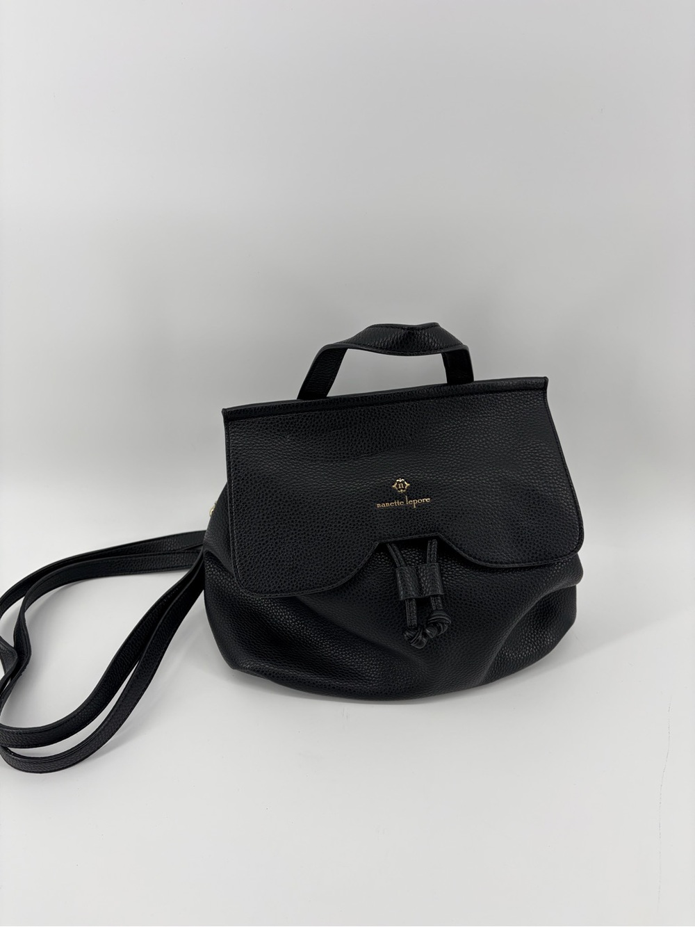 Nanette Lepore Women's Backpack, Convertible Pebbled Faux Leather WR420